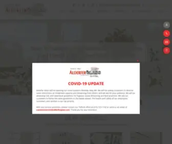 Alderferglass.com(Alderfer Glass Company Inc) Screenshot