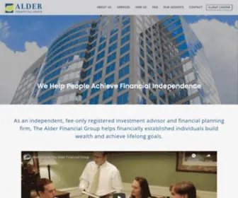 Alderfinancial.com(Financial Planning & Investment Management) Screenshot