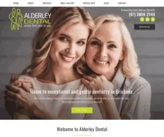 Alderleydental.com.au(Family & Cosmetic Dentist in Alderley QLD) Screenshot