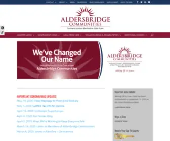 Aldersbridge.org(Aldersbridge Communities) Screenshot