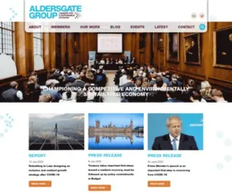 Aldersgategroup.org.uk(The Aldersgate Group) Screenshot