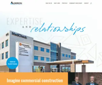 Aldersoncommercial.com(Alderson Commercial Group) Screenshot