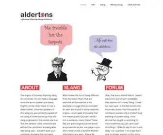 Aldertons.com(Rhyming) Screenshot