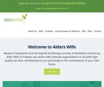 Alderwills.co.uk(Home) Screenshot