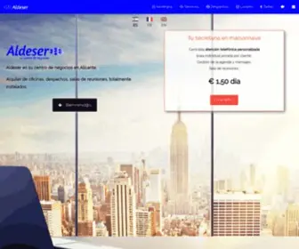 Aldeser.com(Centro) Screenshot