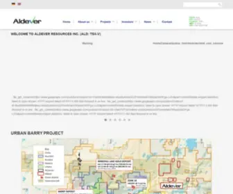Aldever.com(Aldever) Screenshot