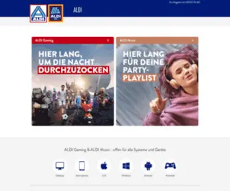 Aldi-Gaming.de(ALDI GAMES Online Shop) Screenshot