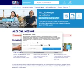 Aldi-Onlineshop.de(Gutes für alle) Screenshot