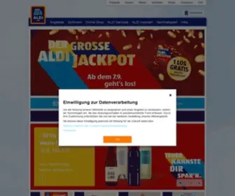 Aldi-Sued.com(ALDI SÜD) Screenshot