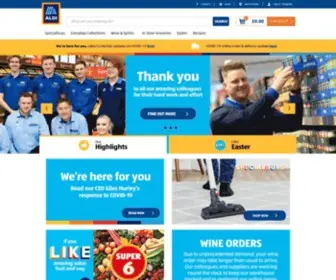 Aldi.co.uk(ALDI UK) Screenshot