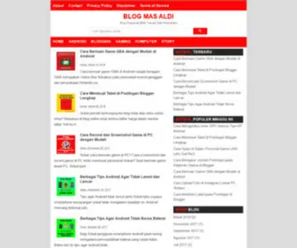 Aldi.web.id(Blog Mas Aldi) Screenshot