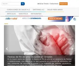 Aldiaensalud.com(Al dia en salud) Screenshot