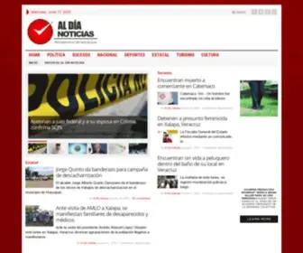 Aldianoticias.com.mx(Al dia noticias) Screenshot