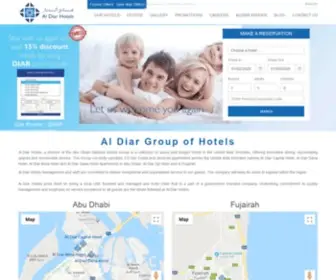 Aldiarhotels.com(Al Diar Hotels) Screenshot