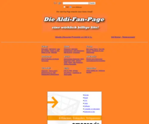 Aldifan.de(Aldi-Fan-Page) Screenshot