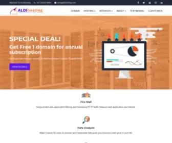 Aldihosting.com(Affordable Web Hosting Services) Screenshot