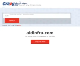 Aldinfra.com Screenshot