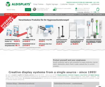 Aldisplays.com(Display) Screenshot