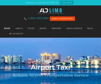 Aldlimo.com(Taxi Service) Screenshot