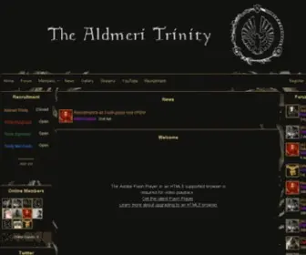 Aldmeritrinity.eu(The Aldmeri Trinity) Screenshot