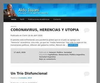 Aldoisuani.com(Aldo Isuani) Screenshot