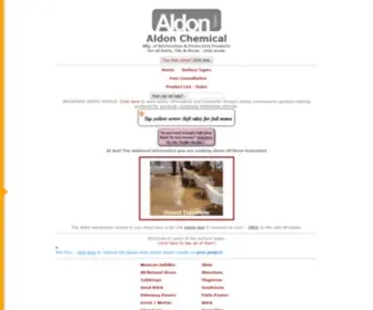 Aldonchem.com(Sealing & Cleaning tile) Screenshot