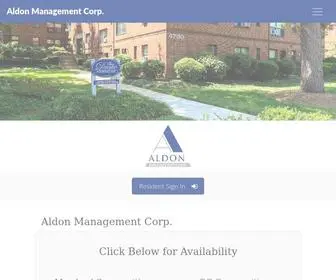 Aldonmanagement.com(Aldon Management) Screenshot