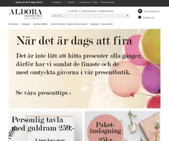 Aldora.se(Aldora presentbutik) Screenshot