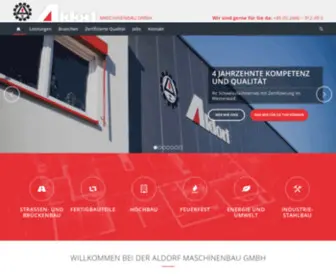 Aldorf.de(Aldorf Maschinenbau GmbH) Screenshot