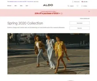 Aldoshoes.com(ALDO Europe) Screenshot