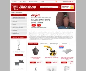 Aldoshop.cz(Vítejte v našem obchodě) Screenshot