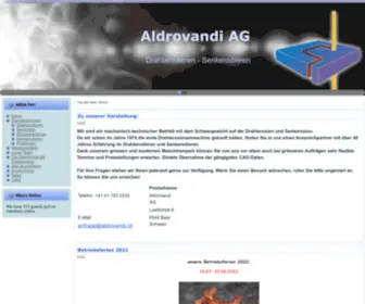 Aldrovandi.ch(Drahterodieren) Screenshot