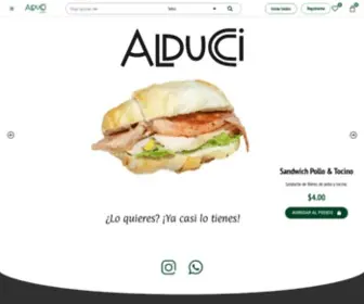 Alducci.com(Alducci Food Delivery) Screenshot