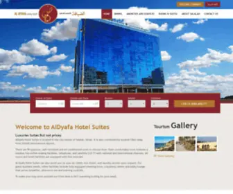 Aldyafa.com(Aldyafa Hotel Suites) Screenshot