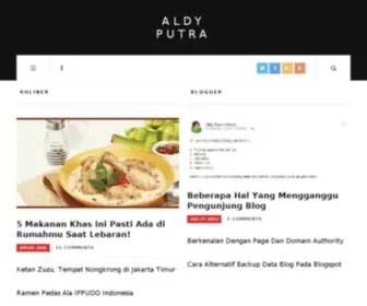 Aldyputra.net(Blog Informasi Indonesia) Screenshot