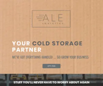 Ale-Logistics.com(Your Storage Packing & Shipping Partner) Screenshot