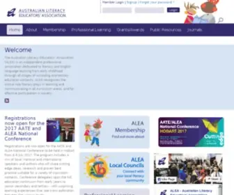 Alea.edu.au(The Australian Literacy Educators' Association) Screenshot