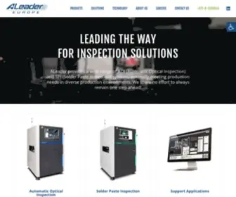 Aleader-Europe.com(ALeader-Europe Provides AOI technology & SPI technology) Screenshot