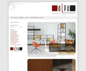 Aleaequipamientos.es(Alea Equipamientos Integrales) Screenshot