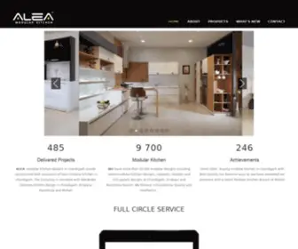 Aleamodular.com(Modular Kitchen in Chandigarh) Screenshot