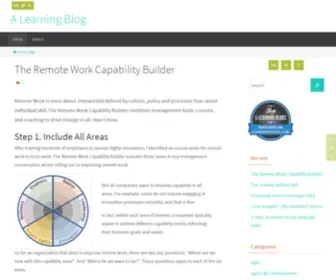 Alearningblog.net(A Learning Blog) Screenshot