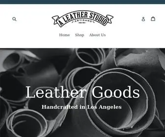 Aleatherstudio.com(A Leather Studio) Screenshot