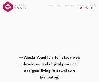 Alecia.ca(Alecia Vogel) Screenshot