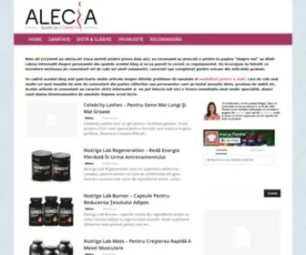 Alecia.ro(Revista femeii moderne) Screenshot