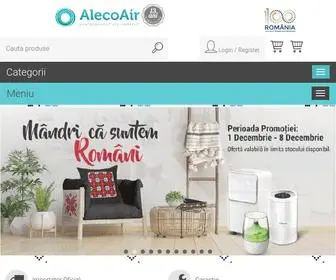 Alecoair.ro(Importator aparate de filtrare aer) Screenshot