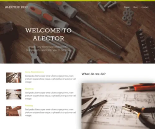 Alector-RDC.com(ALECTOR RDC) Screenshot
