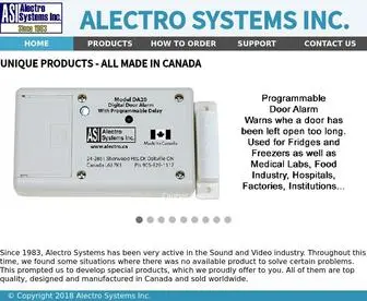 Alectrosystems.com(Alectro Systems Inc) Screenshot