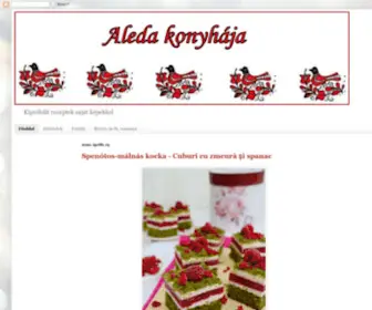 Aledakonyhaja.hu(Konyhája) Screenshot