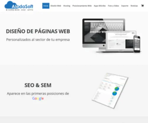 Aledasoft.com(Aplicaciones móviles baratas) Screenshot