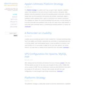 Aleembawany.com(The Platform Strategy) Screenshot